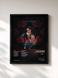 #noir Tableau de l'album Salón Lágrimas y Deseo de Lila Downs, cadre noir, imprimé et encadré en France