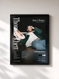 #noir Tableau de l'album About A Woman (Deluxe) de Thomas Rhett, cadre noir, imprimé et encadré en France