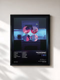 #noir Tableau de l'album Purple Naked Ladies de The Internet, cadre noir, imprimé et encadré en France