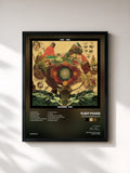 #noir Tableau de l'album Helplessness Blues de Fleet Foxes, cadre noir, imprimé et encadré en France