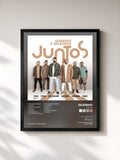 #noir Tableau de l'album Juntos de Dilsinho, cadre noir, imprimé et encadré en France