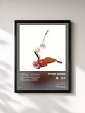 #noir Tableau de l'album The Far Field de Future Islands, cadre noir, imprimé et encadré en France
