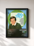 #noir Tableau de l'album Love, Andy de Andy Williams, cadre noir, imprimé et encadré en France