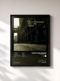 #noir Tableau de l'album Columbia Jazz de Toots Thielemans, cadre noir, imprimé et encadré en France