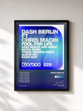 #noir Tableau de l'album Fool For Life de Dash Berlin, cadre noir, imprimé et encadré en France