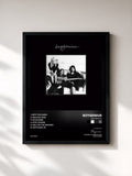 #noir Tableau de l'album boygenius de Boygenius, cadre noir, imprimé et encadré en France