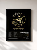 #noir Tableau de l'album The Comeback (Deluxe) de Zac Brown Band, cadre noir, imprimé et encadré en France