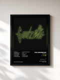 #noir Tableau de l'album GODZILLA de The Veronicas, cadre noir, imprimé et encadré en France