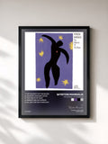 #noir Tableau de l'album The Majesty Of The Blues de Wynton Marsalis, cadre noir, imprimé et encadré en France