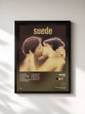 #noir Tableau de l'album Suede de Suede, cadre noir, imprimé et encadré en France