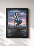 #noir Tableau de l'album Earth Run (Remastered) de Lee Ritenour, cadre noir, imprimé et encadré en France