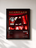 #noir Tableau de l'album The Untouchable de Scarface, cadre noir, imprimé et encadré en France