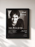 #noir Tableau de l'album Todos Los Dias Un Poco... de Abel Pintos, cadre noir, imprimé et encadré en France