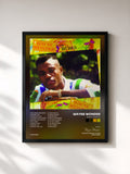 #noir Tableau de l'album Don't Have To de Wayne Wonder, cadre noir, imprimé et encadré en France