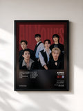 #noir Tableau de l'album All Yours de ASTRO, cadre noir, imprimé et encadré en France