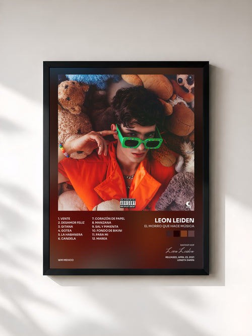 Leon Leiden · El Morro Que Hace Música — Affiche encadrée