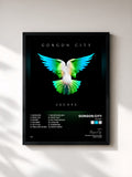 #noir Tableau de l'album Escape de Gorgon City, cadre noir, imprimé et encadré en France