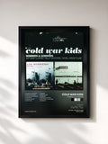 #noir Tableau de l'album Robbers & Cowards de Cold War Kids, cadre noir, imprimé et encadré en France