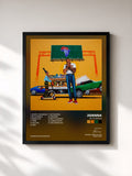 #noir Tableau de l'album 85 to Africa de Jidenna, cadre noir, imprimé et encadré en France