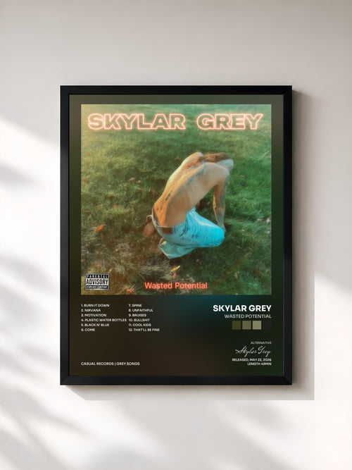 Skylar Grey · Wasted Potential — Affiche encadrée