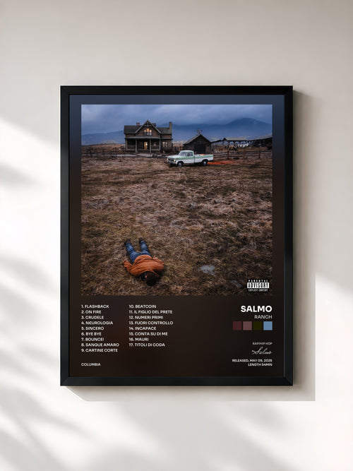 Salmo · RANCH — Affiche encadrée