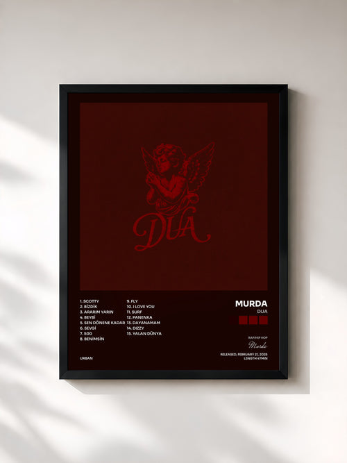 Murda · DUA — Affiche encadrée