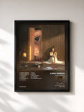 #noir Tableau de l'album PUERTA ABIERTA de Kany Garcia, cadre noir, imprimé et encadré en France