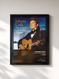 #noir Tableau de l'album The Classic Christmas Album de Johnny Cash, cadre noir, imprimé et encadré en France
