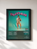 #noir Tableau de l'album Bipopular de Highsnob, cadre noir, imprimé et encadré en France