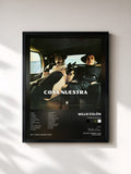 #noir Tableau de l'album Cosa Nuestra de Willie Colón, cadre noir, imprimé et encadré en France