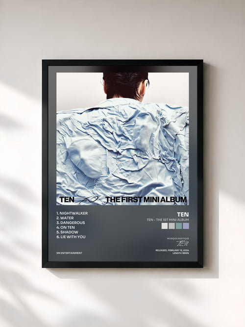 TEN · TEN - The 1st Mini Album — Affiche encadrée