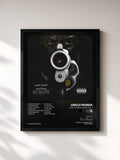 #noir Tableau de l'album Don't Come Outside, Vol. 1 de Uncle Murda, cadre noir, imprimé et encadré en France