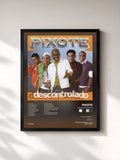 #noir Tableau de l'album Descontrolado de Pixote, cadre noir, imprimé et encadré en France