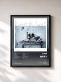 #noir Tableau de l'album Bitter & Sweet de Aimer, cadre noir, imprimé et encadré en France