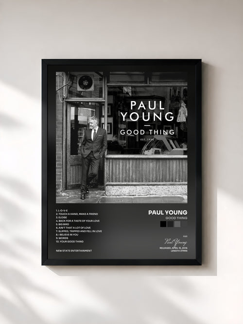 Paul Young · Good Thing — Affiche encadrée