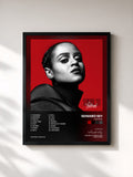 #noir Tableau de l'album Pretend de Seinabo Sey, cadre noir, imprimé et encadré en France