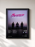 #noir Tableau de l'album Night Driver de Busted, cadre noir, imprimé et encadré en France