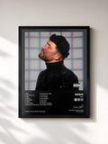 #noir Tableau de l'album 1984 de GASHI, cadre noir, imprimé et encadré en France