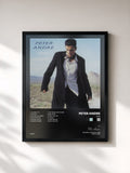 #noir Tableau de l'album Time de Peter Andre, cadre noir, imprimé et encadré en France