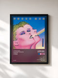 #noir Tableau de l'album Mouth To Mouth de Lipps Inc., cadre noir, imprimé et encadré en France