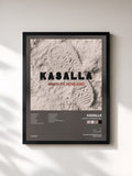 #noir Tableau de l'album Immer en Bewäjung de Kasalla, cadre noir, imprimé et encadré en France