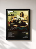#noir Tableau de l'album Easy Does It de Jake Owen, cadre noir, imprimé et encadré en France