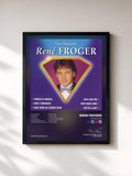 #noir Tableau de l'album The Ballads de Rene Froger, cadre noir, imprimé et encadré en France