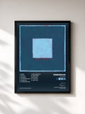 #noir Tableau de l'album Skylight de Pinegrove, cadre noir, imprimé et encadré en France