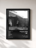 #noir Tableau de l'album Dressing Like a Stranger de Luke Sital-Singh, cadre noir, imprimé et encadré en France