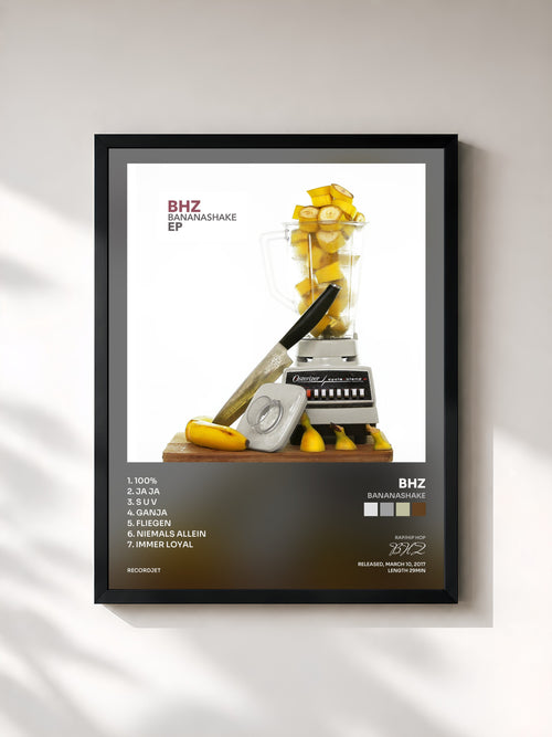 BHZ · Bananashake — Affiche encadrée