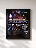 #noir Tableau de l'album Keep It Hot de Cameo, cadre noir, imprimé et encadré en France