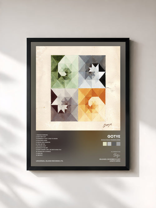 Gotye · Making Mirrors — Affiche encadrée