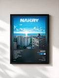 #noir Tableau de l'album Besoin 2 Personne de Nakry, cadre noir, imprimé et encadré en France