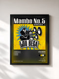 #noir Tableau de l'album Mambo No. 5 (A Little Bit Of...) de Lou Bega, cadre noir, imprimé et encadré en France